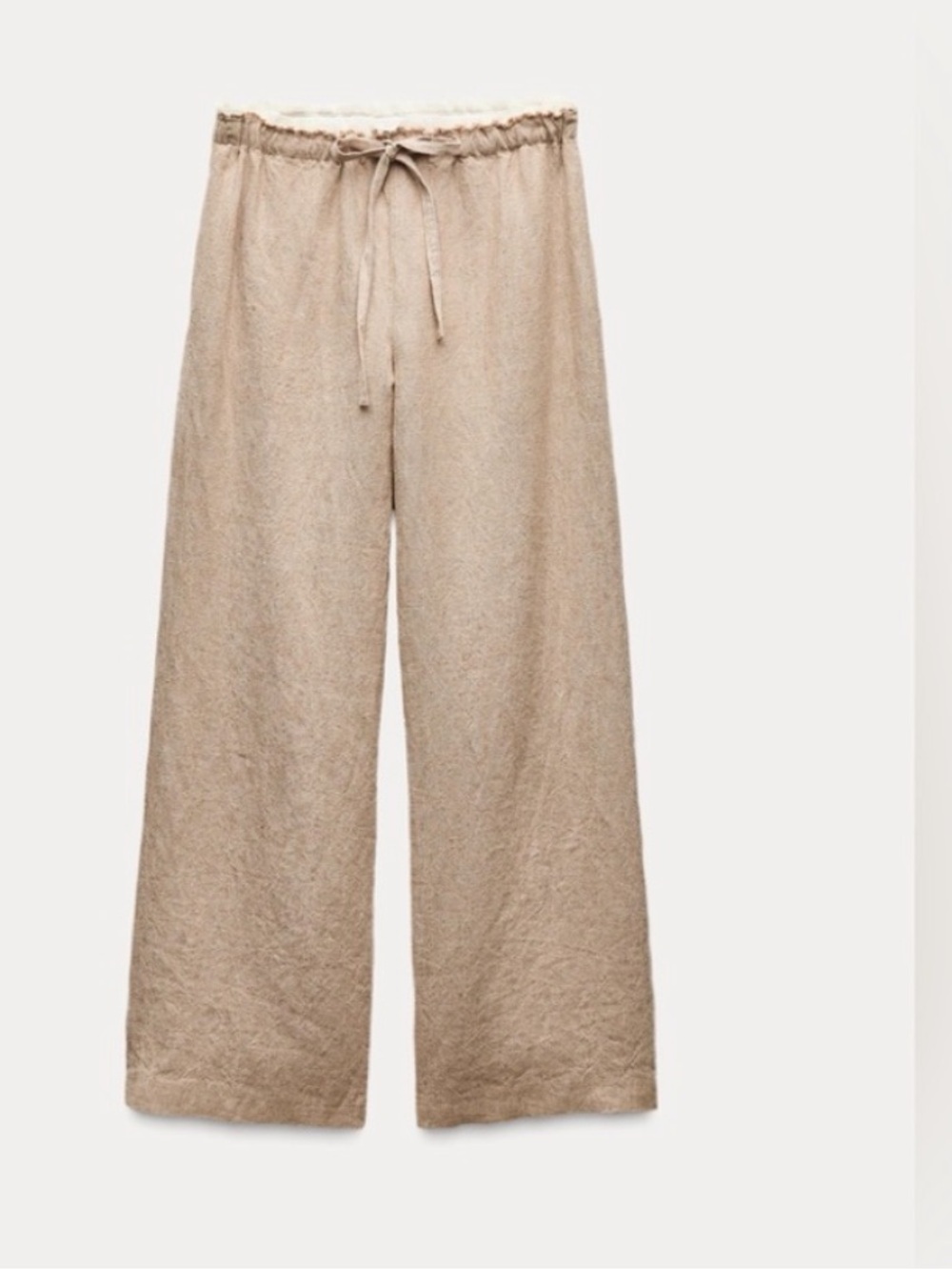 NEW ZARA 100% linen wide leg drawstring trouser size M
🚨NO DISCOUNT - Picture 5 of 8